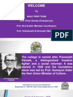 Prananath Autonomous Naac Principal Presentation