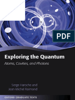 Exploring The Quantum Atoms Cavities and Photons Oxford Graduate Texts PDF