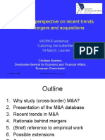 A Sectoral Perspective On Recent Trends in Mergers and Acquisitions