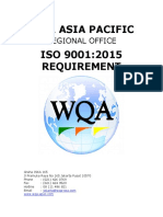 Clausul ISO 9001 2015 Bilingual WQA