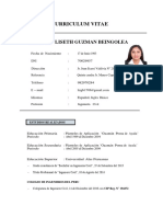 Curriculum Vitae Maribel Guzman