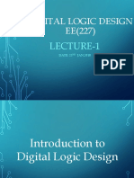 Digital Logic Design EE (227) : Lecture-1