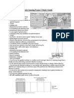 Remote Sensing Exam 2 Study Guide: Resolution