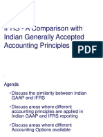 IFRS - A Comparison With Indian Generally Accepted Accounting Principles