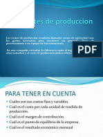 Costes de Produccion