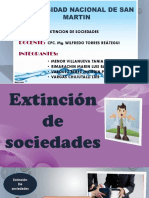 Extincion de Sociedades