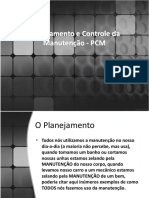 Planejamento e Controle Da Manutenção - PCM