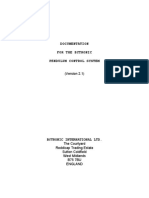 Documentation For The Bytronic Pendulum Control System: (Version 2.1)