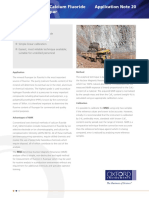 Application Note 19 Measurement of Calcium Fluoride Content in Fluorspar Application Note 20