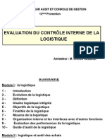 Audit Interne Logistique 12 Promo