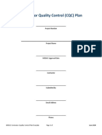 MSDGC Contractor QC Plan Template