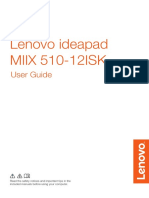 Lenovo Miix 510 Manual