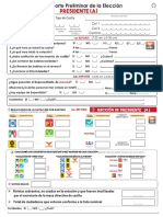 Reporte Preliminar Elección de Presidente 2018