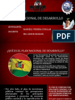 Plan Nacional de Desarrollo Bolivia