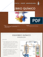 Seminário Equilíbrio Químico 