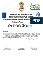 Cert. Santa Ana