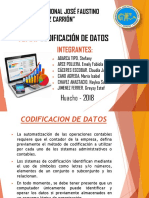 Codificacion de Datos Original