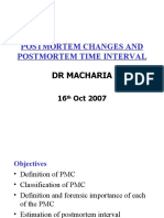 Postmortem Changes and Postmortem Time Interval