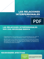 Presentación de Las Relaciones Interpersonales (S.S.U)