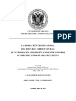 La Migración Transnacional Del Discurso Intercultural