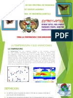 La Temperatura y Sus Variaciones