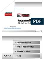 AssureBridge - B2B Partner Demands SSO - Marketing Presentation