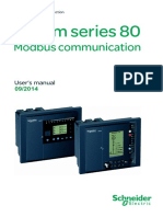 Sepam80 MODBUS Manual