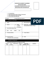 Management and Administrative Staff Proforma