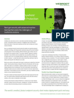 Webroot Endpoint Protection Datasheet