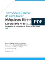 Informe 6 Máquinas Eléctricas