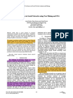 Predicting Links in Social Networks Using Text Mining and SNA