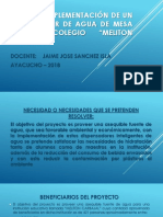 Diseño e Implementación de Un Dispensador de Agua