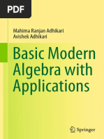 Basic Modern Algebra With Applications - Mahima Ranjan Adhikari