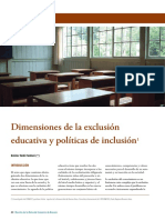 Tenti, E. (2008) - Dimensiones de La Exclusión Educativa y Políticas de Inclusión. Revista Colombiana de Educación, 54, 60-73