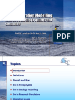 Water Saturation Modelling: From Petrophysics To Volumes and Simulation