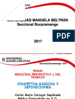 Modulo Medicina Preventiva y Del Trabajo - Conceptos