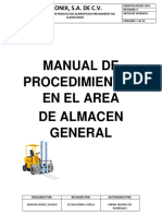 Manual de Procedimientos Del Area de Bodega (MPA)