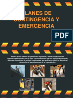 Planes de Contingencia y Emergencia 1