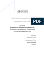 Tecnologías de La Información y Comunicación en Nutrición