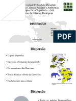 Biogeografia - Dispersão