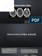 Hematomas Extra Axiales 