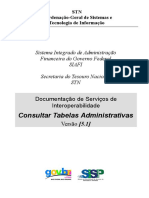 NovoSiafi PIE Tabelas WebServices