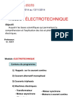 Electrotechnique TCA 2DD