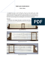 The Easy Slide Rule