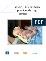 Guidelines On 8 Key Evidence Based Practices During Labour - 353