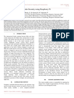 Border Security Using Raspberry Pi: Sheela. S, DR Nataraj K. R Venkatesh. P