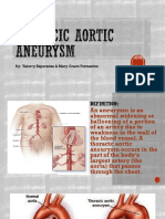 Thoracic Aortic Aneurysm