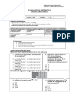 Evaluacion Sumativa Matematica 6to Junio