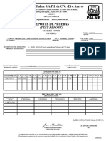 Certificado Hot-Rolled 4140