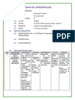 Sesion de Aprendizaje 3º Grado - Primaria